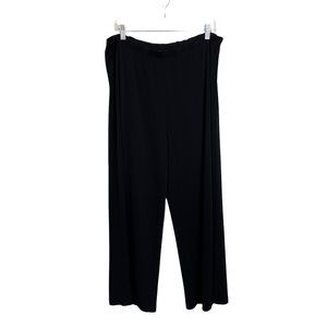 INC International Concepts Size 2X Black Pull On Slacks Lightweight Stretch